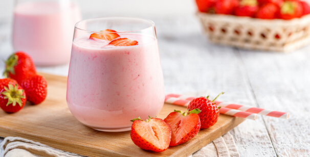 A Berry Flowery Smoothie